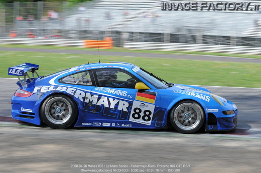 2008-04-26 Monza 0331 Le Mans Series - Felbermayr-Ried - Porsche 997 GT3 RSR